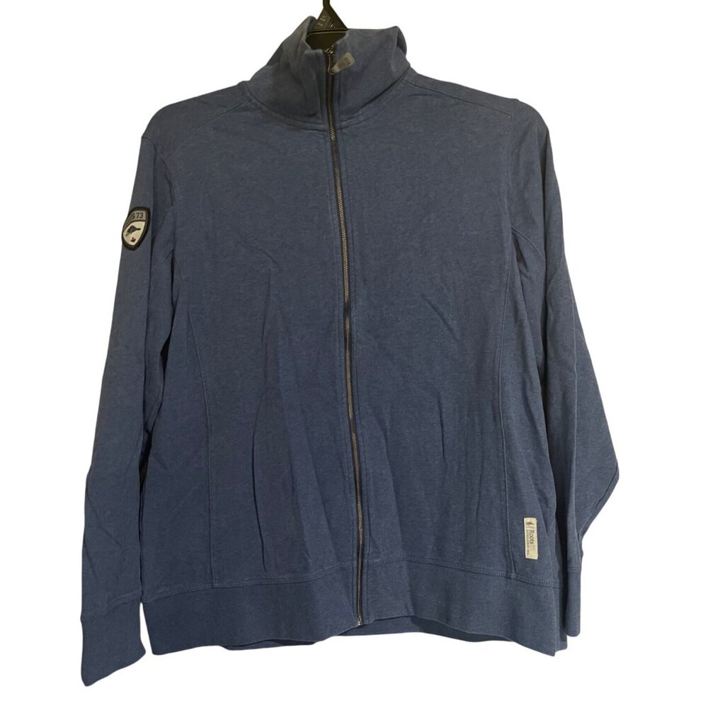Roots 73 Womens Blue Full-Zip Sweatshirt Jacket Size 2XL